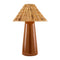 Modern European furniture - Seagrass Shade Ceramic Table Lamp - www.oroa.com