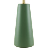 Modern European furniture - Pleated Shade Ceramic Table Lamp - www.oroa.com