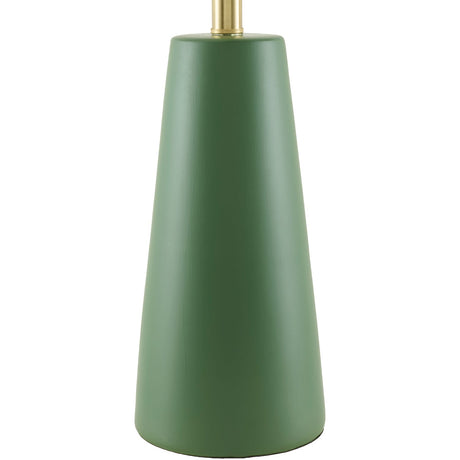 Modern European furniture - Pleated Shade Ceramic Table Lamp - www.oroa.com