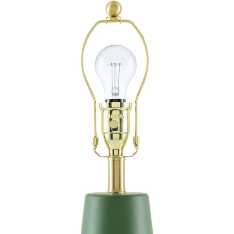 Modern European furniture - Pleated Shade Ceramic Table Lamp - www.oroa.com