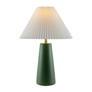  Pleated Shade Ceramic Table Lamp | Oroa.com