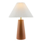 Modern European furniture - Pleated Shade Ceramic Table Lamp - www.oroa.com