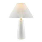 Modern European furniture - Pleated Shade Ceramic Table Lamp - www.oroa.com
