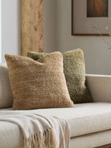 Wool Square Poly Insert Pillow | Kuda Home Velan