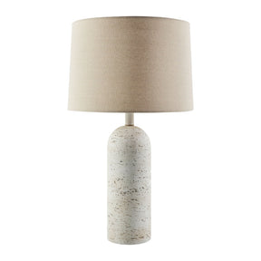 Modern European furniture - Linen Drum Shade Table Lamp - www.oroa.com