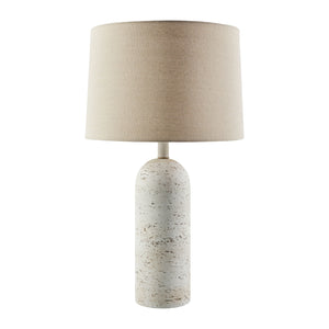   Linen Drum Shade Table Lamp | Oroa.com