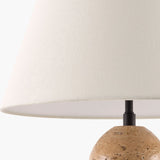 Modern European furniture - Yellow Travertine Accent Floor Lamp - www.oroa.com