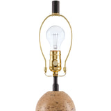 Modern European furniture - Yellow Travertine Accent Floor Lamp - www.oroa.com