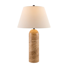 Modern European furniture - Yellow Travertine Accent Floor Lamp - www.oroa.com
