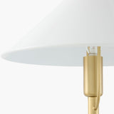 Modern European furniture - Empire White Linen Wall Lamp - www.oroa.com