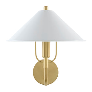   Modern European furniture - Empire White Linen Wall Lamp - www.oroa.com | Oroa.com