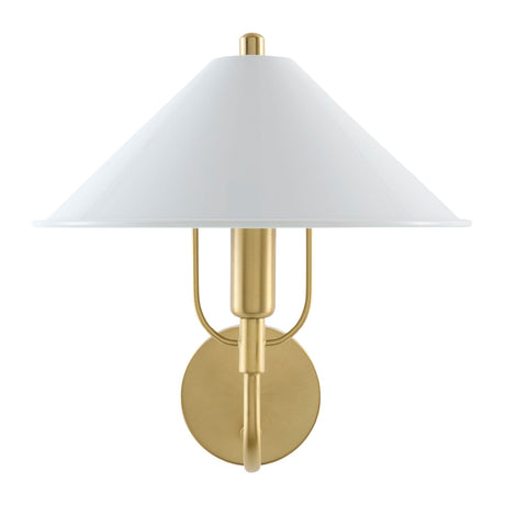 Modern European furniture - Empire White Linen Wall Lamp - www.oroa.com