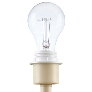   Beige Striped Accent Table Lamp | Oroa.com