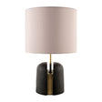 Modern European furniture - Gray Drum Linen Table Lamp - www.oroa.com