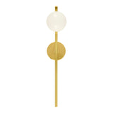 Modern European furniture - White Glass Sphere Wall Lamp - www.oroa.com