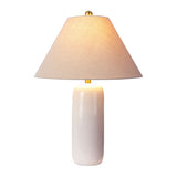 Modern European furniture - White Ceramic Accent Table Lamp - www.oroa.com