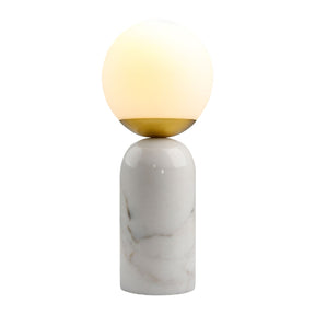 Modern European furniture - Marble White Glass Table Lamp - www.oroa.com