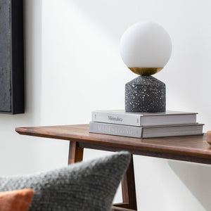   Modern European furniture - Speckled Gray Cement Table Lamp - www.oroa.com | Oroa.com