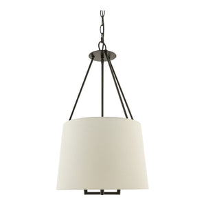   White Linen Chandelier | Oroa.com