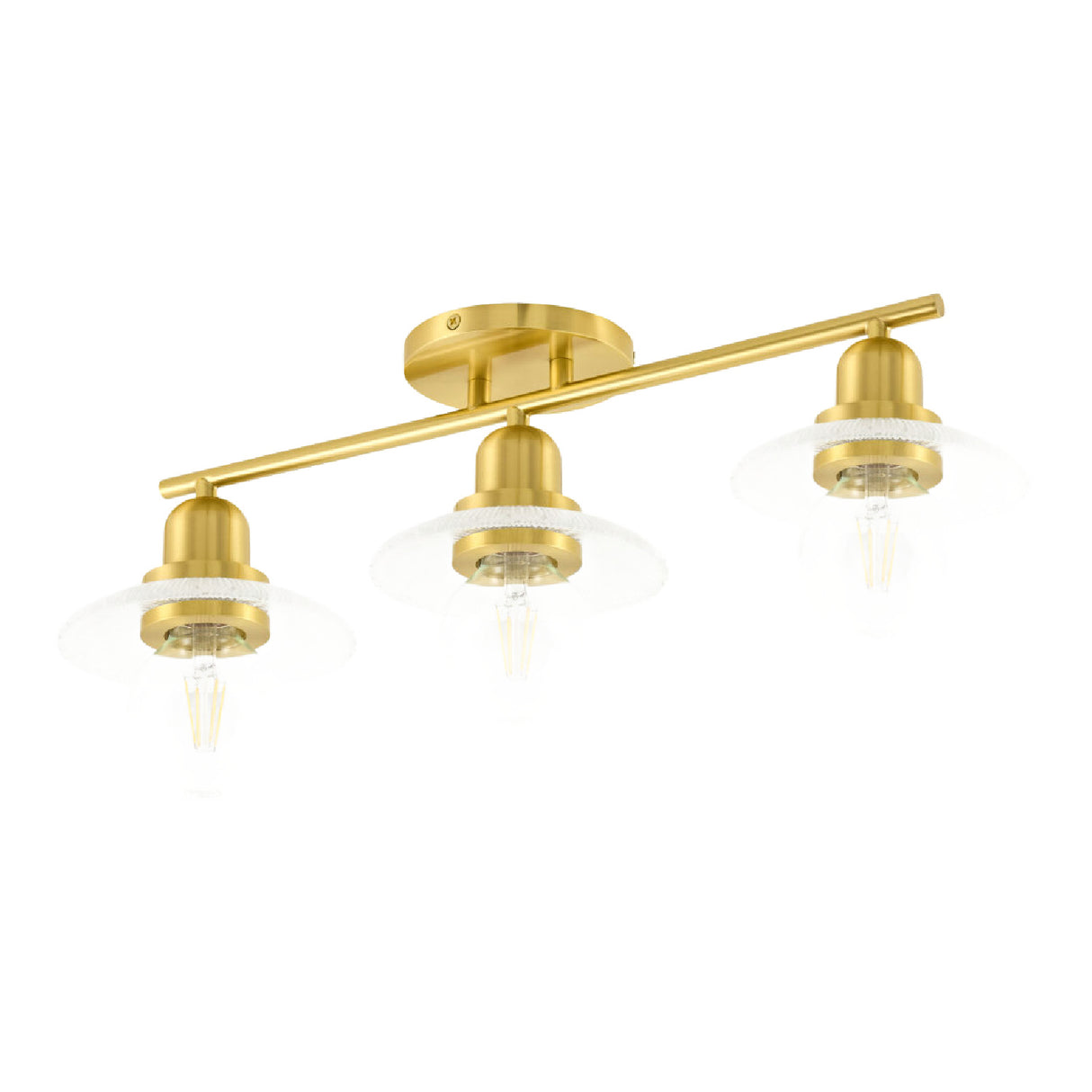   Gold Fixture Glass Wall Lamp | Oroa.com