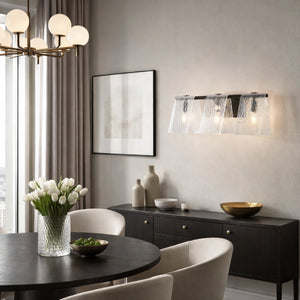   Modern European furniture - 3-Light Glass Pyramid Wall Lamp - www.oroa.com | Oroa.com