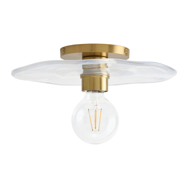 Modern European furniture - Wavy Clear Glass Wall Lamp - www.oroa.com