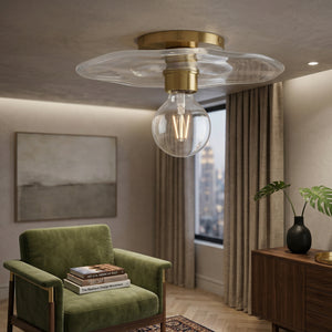   Modern European furniture - Wavy Clear Glass Wall Lamp - www.oroa.com | Oroa.com