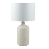 Modern European furniture - Painted White Ceramic Table Lamp - www.oroa.com