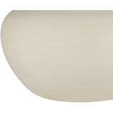 Modern European furniture - Glazed Cream Ceramic Table Lamp - www.oroa.com