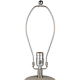 Modern European furniture - Glazed Cream Ceramic Table Lamp - www.oroa.com