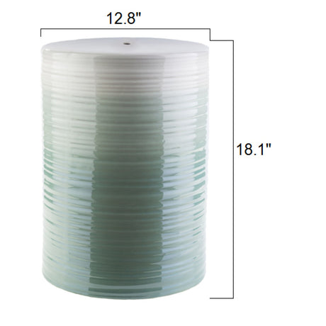 Modern European furniture - Ceramic Cylindrical Outdoor Stool - www.oroa.com