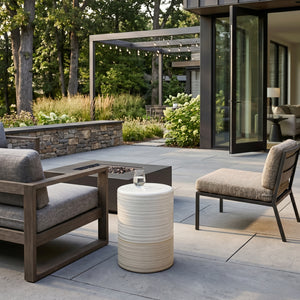   Modern European furniture - Ceramic Cylindrical Outdoor Stool - www.oroa.com | Oroa.com