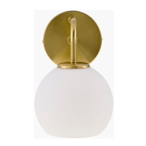   Modern European furniture - Gold Clear Glass Wall Lamp - www.oroa.com | Oroa.com
