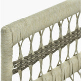 Modern European furniture - Cream Aluminum Outdoor Accent Chair - www.oroa.com