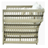Modern European furniture - Cream Aluminum Outdoor Accent Chair - www.oroa.com