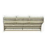 Modern European furniture - Cream Aluminum Outdoor Left-Armed Sofa - www.oroa.com