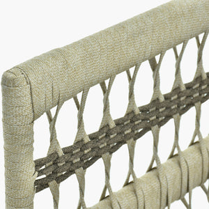  Modern European furniture - Cream Aluminum Outdoor Left-Armed Sofa - www.oroa.com | Oroa.com