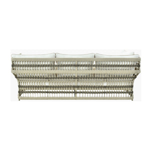   Modern European furniture - Cream Aluminum Outdoor Sectional Sofa - www.oroa.com | Oroa.com