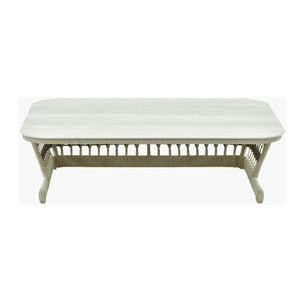   Cream Aluminum Outdoor Coffee Table | Oroa.com