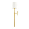 Modern European furniture - White Linen Shade Wall Lamp - www.oroa.com