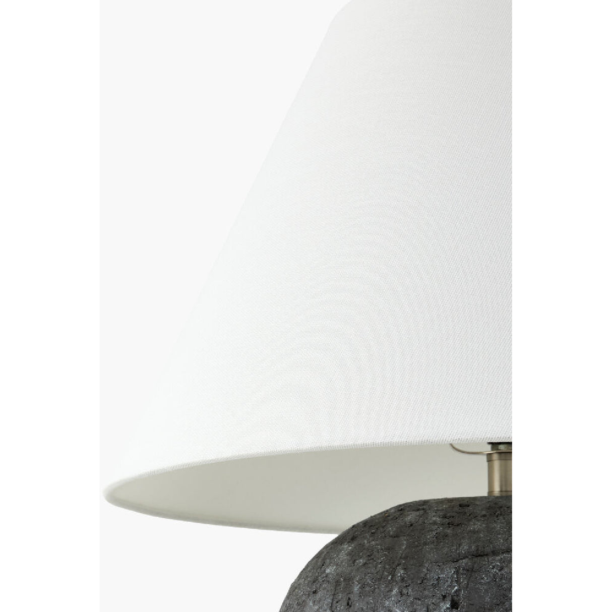   Black Cement Accent Table Lamp | Oroa.com