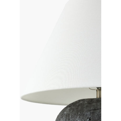 Modern European furniture - Black Cement Accent Table Lamp - www.oroa.com