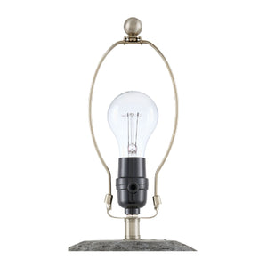   Black Cement Accent Table Lamp | Oroa.com