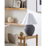 Modern European furniture - Black Cement Accent Table Lamp - www.oroa.com