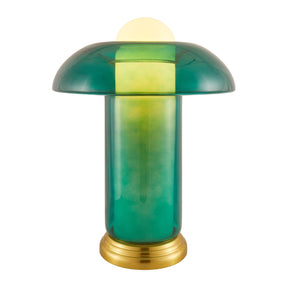 Modern European furniture - Blue Glass Accent Table Lamp - www.oroa.com