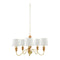 Modern European furniture - 5-Light Linen Classic Chandelier - www.oroa.com