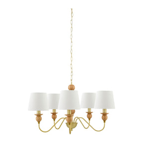 Modern European furniture - 5-Light Linen Classic Chandelier - www.oroa.com