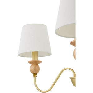   5-Light Linen Classic Chandelier | Oroa.com