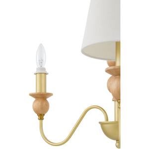   5-Light Linen Classic Chandelier | Oroa.com