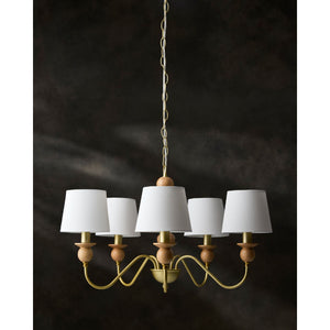   5-Light Linen Classic Chandelier | Oroa.com